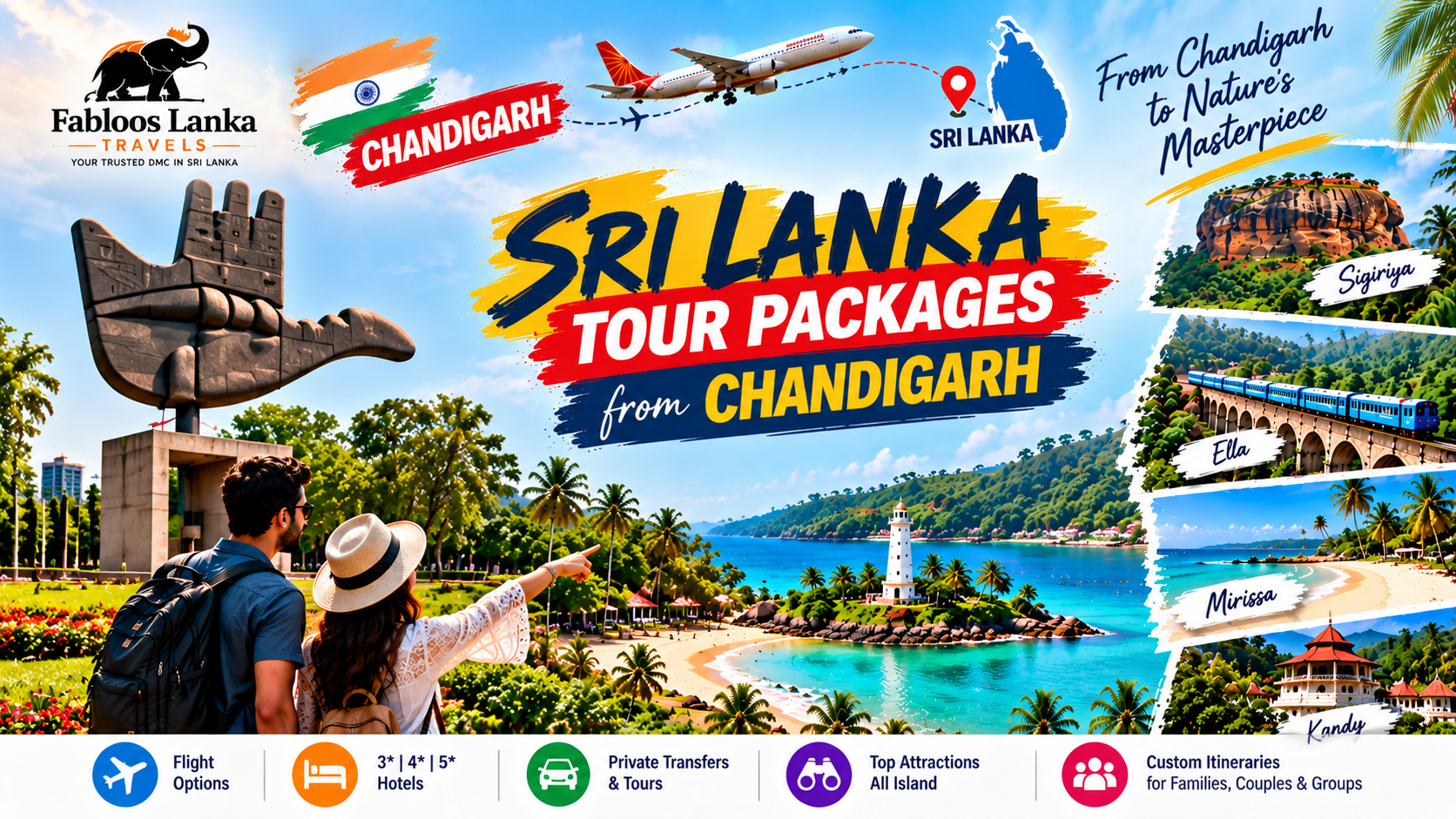 Sri Lanka Tour Packages from Chandigarh (2026)