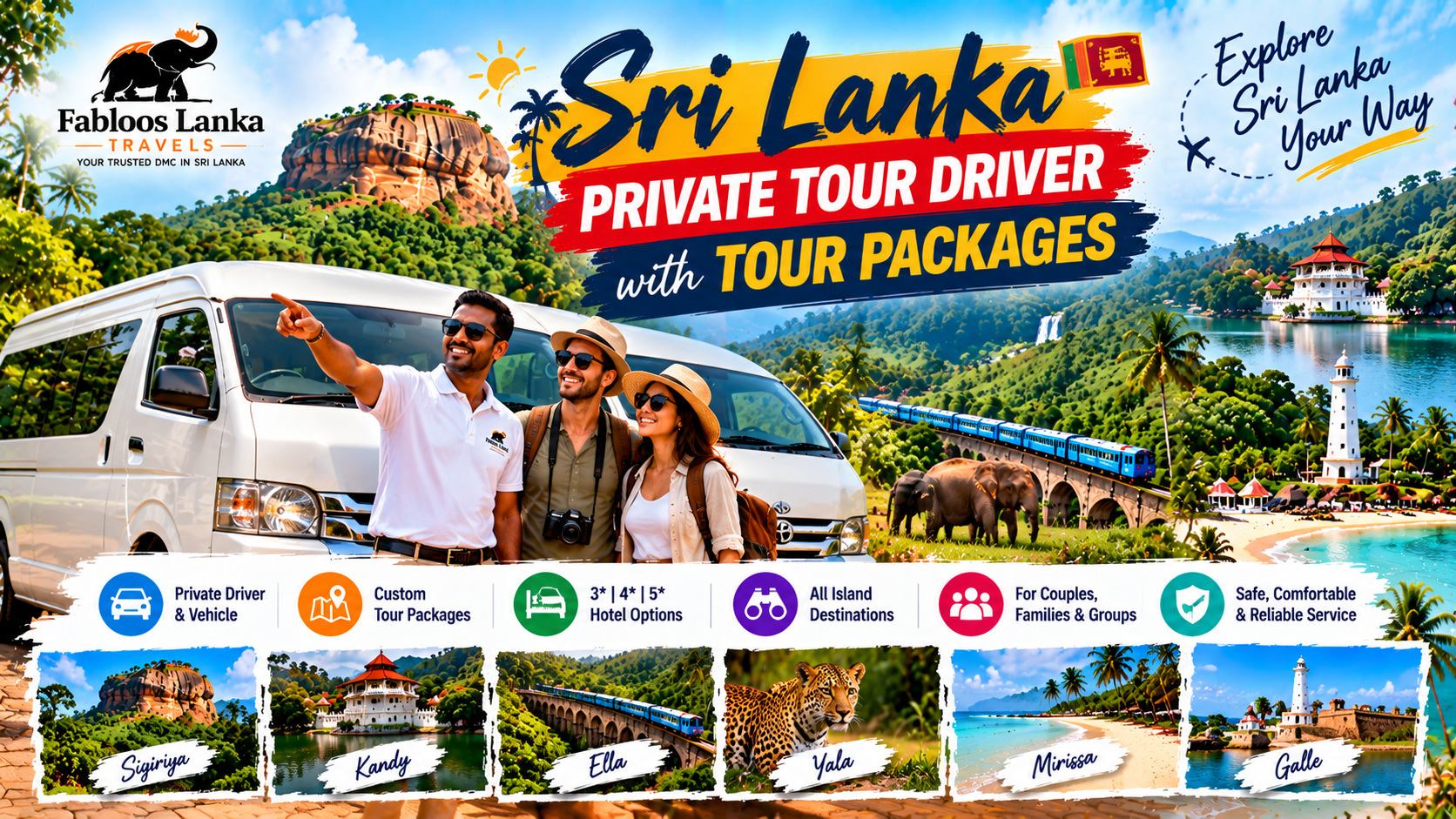 Sri Lanka Private Tour Package with Driver: Explore the Island Your Way