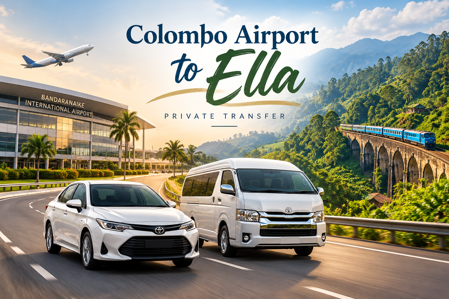 Colombo Airport to Ella Transfer Price (2026–2027): Private Taxi & Van Fares