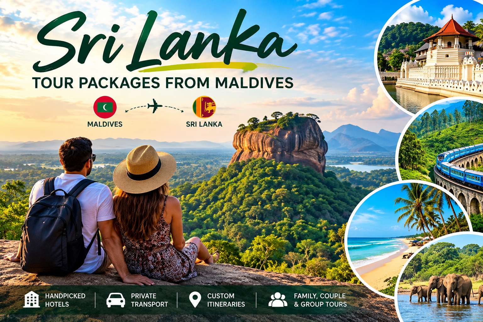 Sri Lanka Tour Packages from Maldives: Private Holidays & Prices